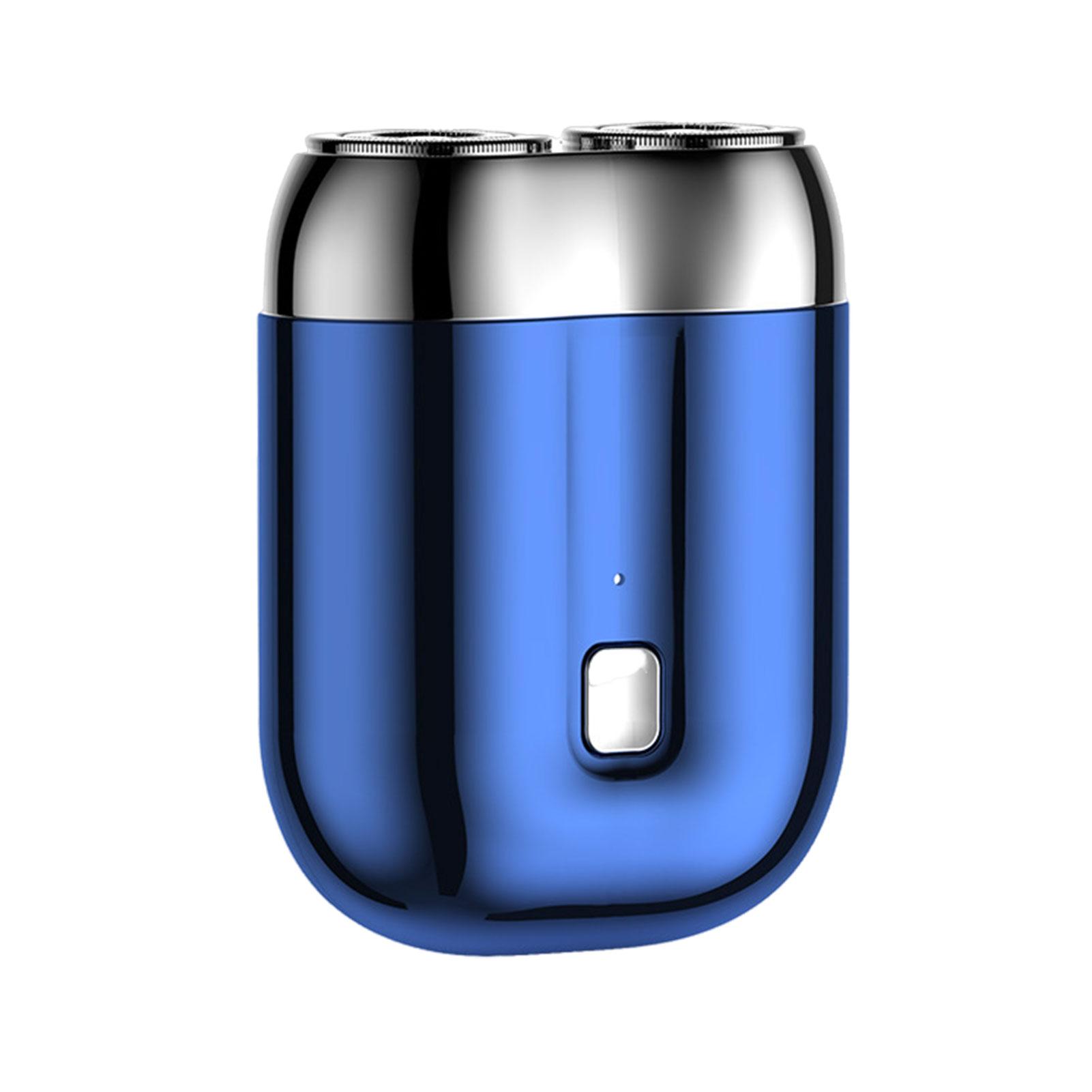 

Мини-магнитная бритва с двумя головками, зарядка Type-C, бесшумная, моющаяся, электрическая бритва, портативная, для мужчин и женщин