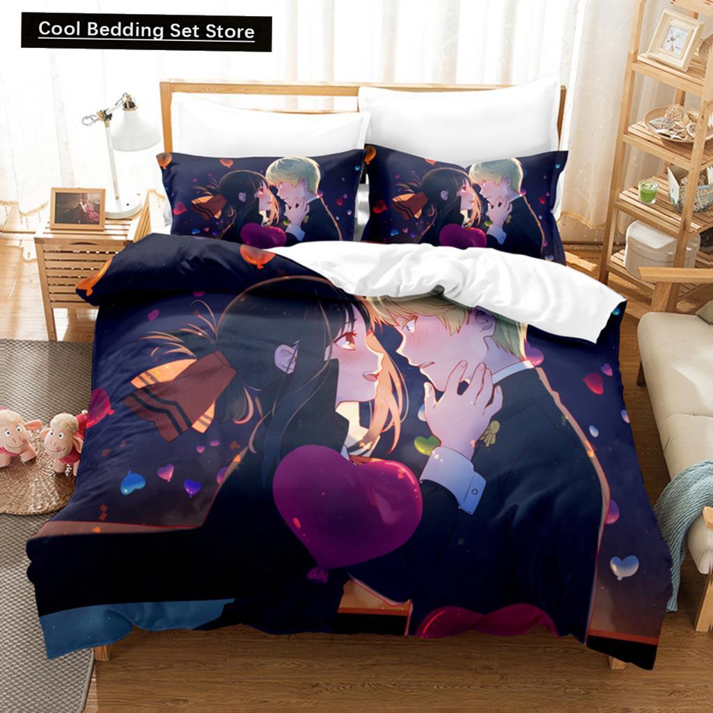 3D Print Anime Miss Huiye Bedding Sets Duvet Cover Set With Pillowcase Twin Full Queen King Bedclothes Bed Linen Home Textiles