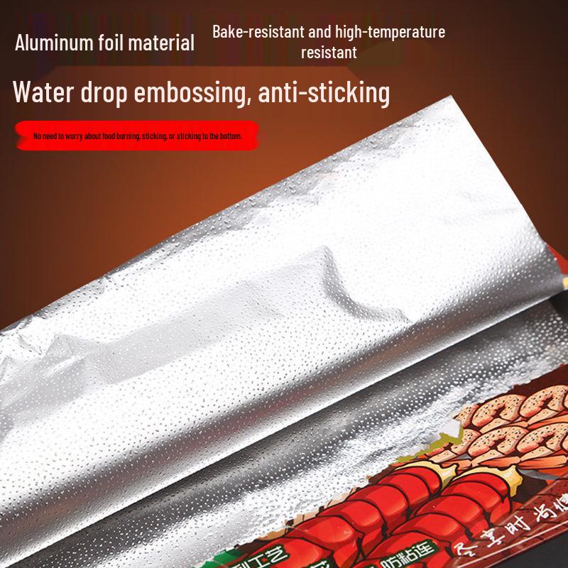 Thickened Food-Grade Aluminum Foil for Air Fryer, Oven, Grill, Baking Potatoes, Corn, and Cakes