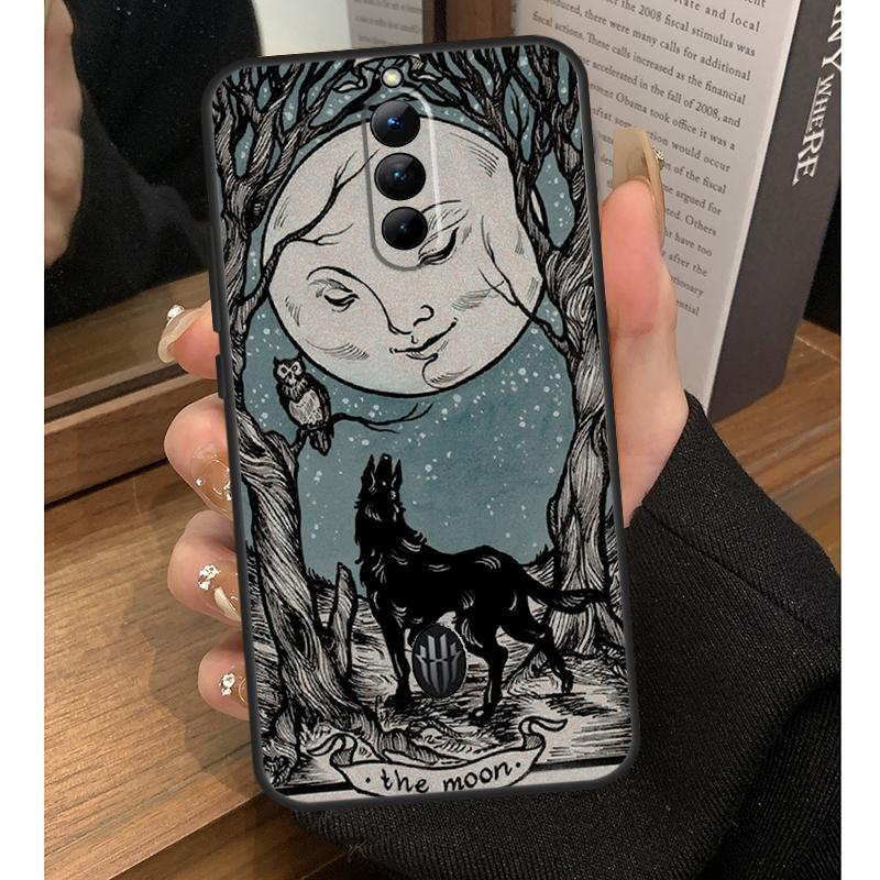 

Death Tarot Cat Case For Nubia Red Magic 8S 9S Pro Plus 6S 7S 6 7 Pro 6R 5G RedMagic 9 8 10 Pro Plus Coque Red Magic 9 Pro Plus