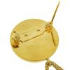 CHANEL Bag motif Brooch COCO Mark Matelasse Plated Gold 19g Women Used