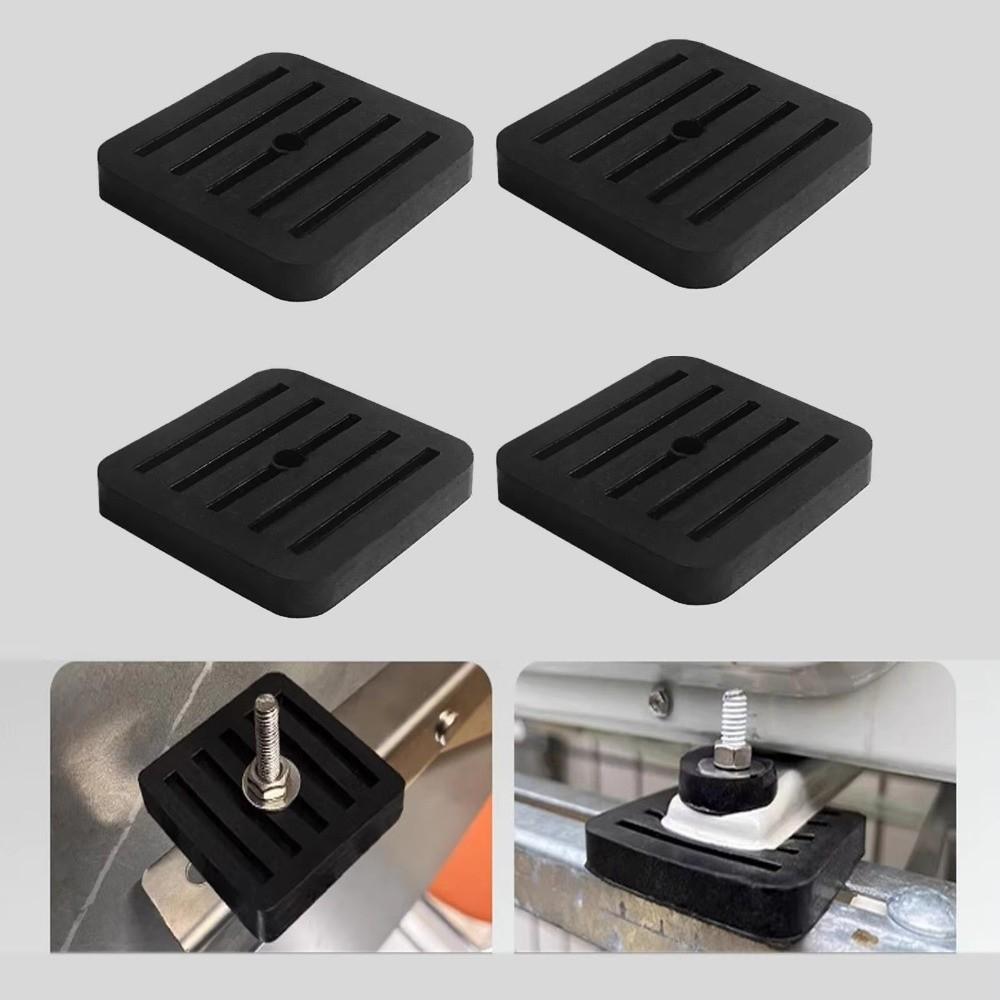 4Pcs Anti Slip Shock Absorption Mat Rubber Mount Vibration Damper Pads Furniture Mats