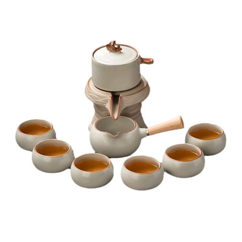 Zhuijia Ru Kiln Automatic Tea Set for Home