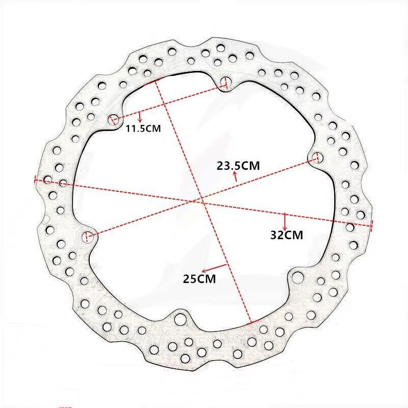 Front Brake Disc for CB500F, CB500X, CBR500R
