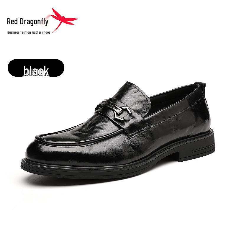 Red Dragonfly Men s Genuine Leather Slip-on Loafers and Driving Shoes 42