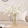 Lifelike Artificial Pea Flower Hydrating Fake Plants Elegant Silk Pea Branch Living Room