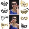Metallische Maskenballmaske Für Partys Und Halloween Sinnliches Und Exquisites Design