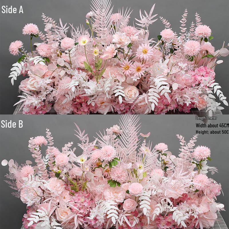 Large Silk Eucalyptus Floral Aisle Decoration for Weddings