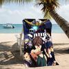 Customizable personalized beach towels Mobile Suit Gundam themed designs.Suitable for the beach, yoga, sports;ideal as beach accessories