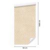 Cream and White Stars Wallpaper for Living Room and Bedroom 50x1000