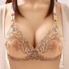 Women's Beautifully Embroidered Floral Bra Push Up Pair Breast Support Comfort Bra Thin Brasieres Sexy