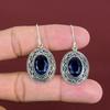 Faceted Tanzanite Quartz Earring Gemstone Vintage Earrings 925 Sterling Silver Earrings Handmade Jewelry Brand New Earring Gifts For Friend