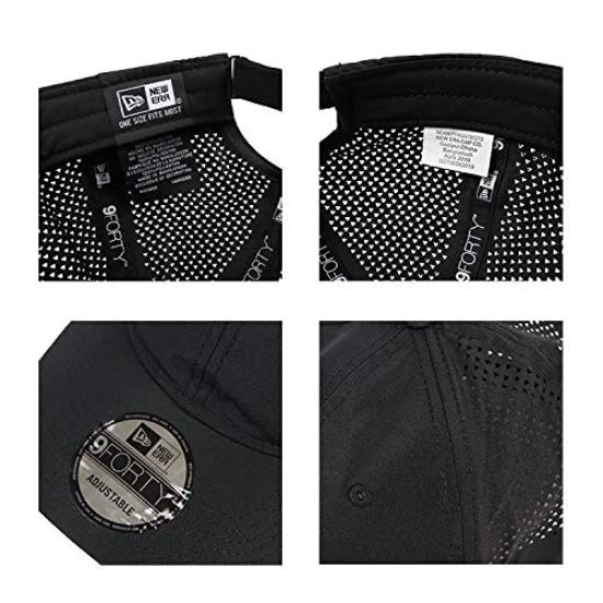 [New Era] Plain Mesh Cap 9FORTY Men's Cap Hat UV Protection Anti-Odor Moisture Wicking Quick Drying Functional Material Gray [Used]