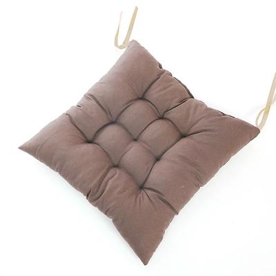 Linen Cushion Pearl Cotton Square Stool Backrest Pillow Home Office Computer Chair Protective Mat Seat Pad Buttocks Chair Mat