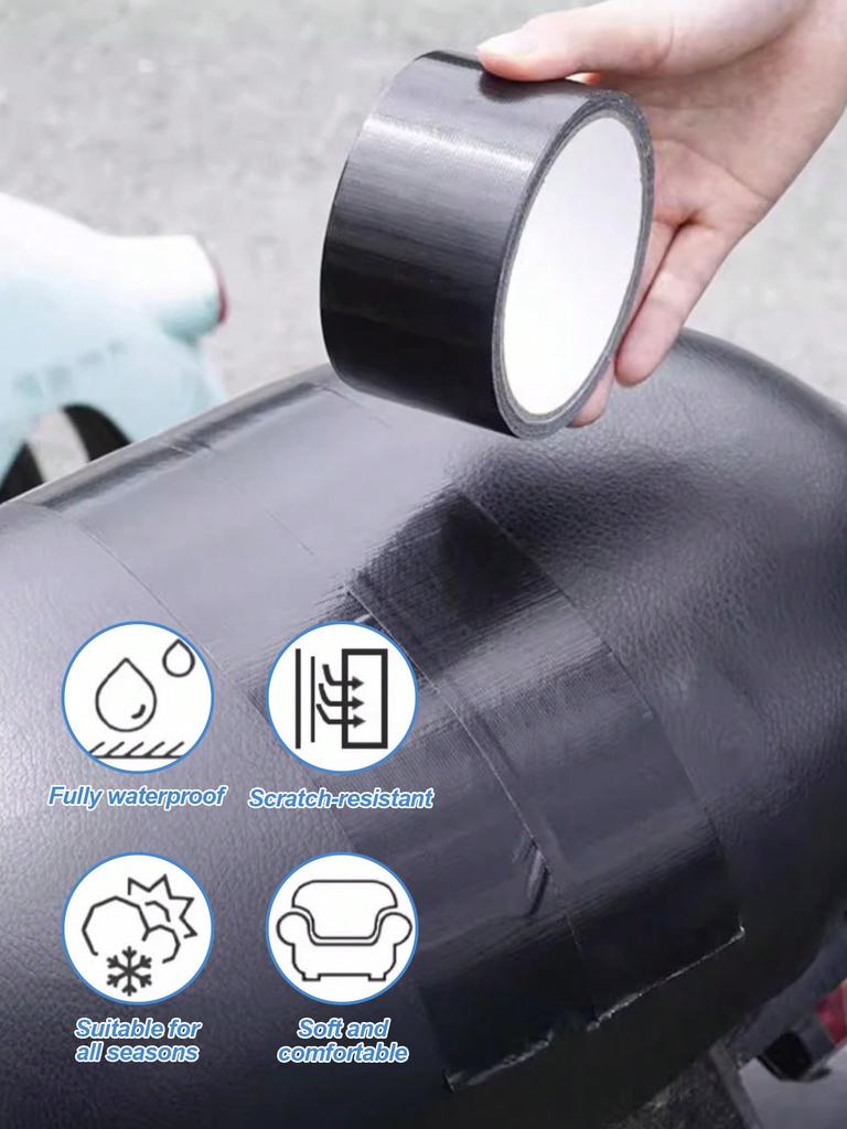 Waterproof Repair Tape for Motorcycle & Scooter Seats - For Car Seat, Sofa, Chair, Furniture Repair