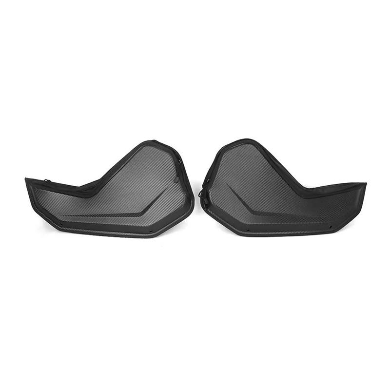 

UTV Accessories Front Door Storage Bags For Polaris RZR XP 4 Pro S PRO R 4 2025-N58 Carbon FiberBlack