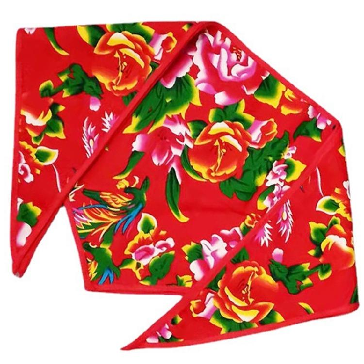 

Turban Floral Headscarf Hair Scarf Funny Bandana Headdress Fun Photo Props 1 червоний