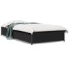 VidaXL Bed Frames Black 90x190 Cm Engineered Wood and Metal Bed Bedroom Furniture Guest Bed Slatted Base Bed 845116