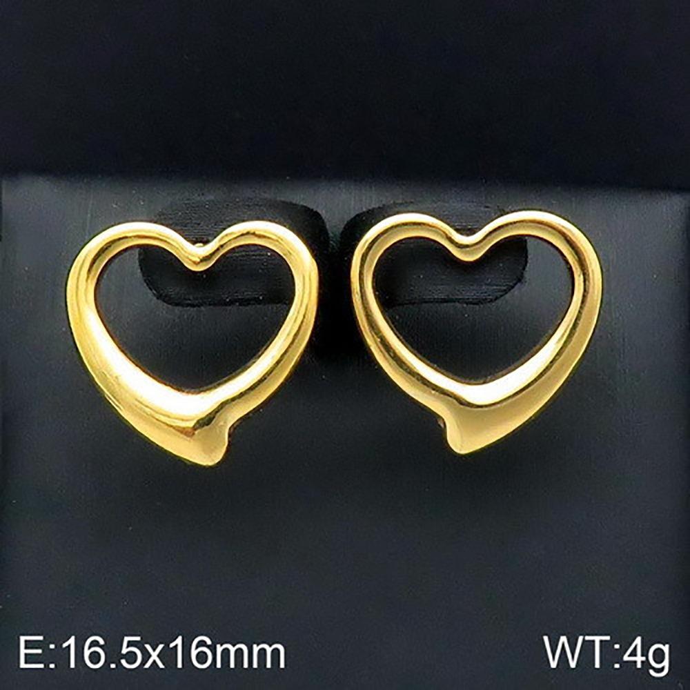 Stainless Steel Heart Necklace Polished Metal Bracelet Bangle Chain Bangle Anniversary Gift