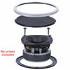 3inch Speaker Grills Steel Mesh Subwoofer Grille Cover Grille Cover Protective Frame