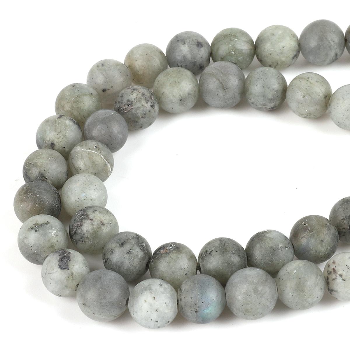 

Бусины из натурального камня круглые бусины для изготовления украшений своими руками браслет ожерелье ножной браслет 8mm 48pcs светло-серый