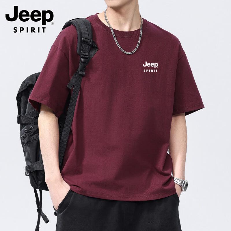 JEEP SPIRIT Men s Premium Cotton Crewneck T-Shirt XL