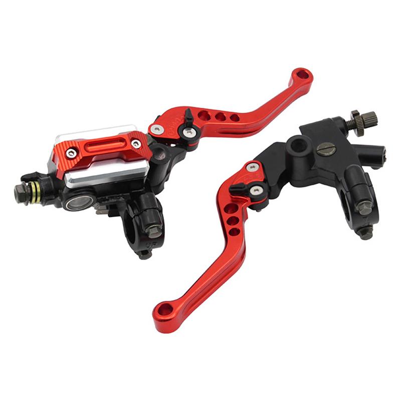 

1 пара 7/8 дюйма(22мм) Универсальный мотоциклетный тормозной главный цилиндр, бачок, рычаги, рычаги главного цилиндра, мотоаксессуары