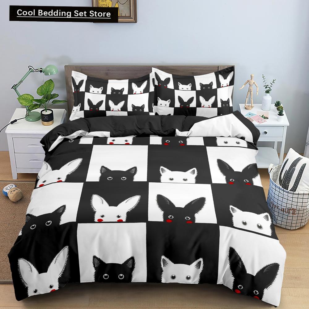 Comforter Cartoon Animals King Queen Lion Giraffe Crocodile Bedding Set For Kids Boys Wildlife 2/3Pcs Polyester