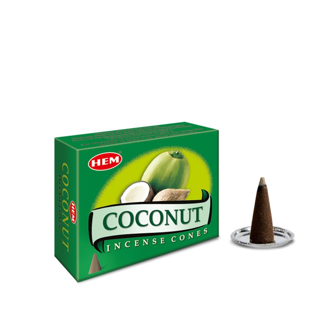 HEM incense cones coconut 12 pcs
