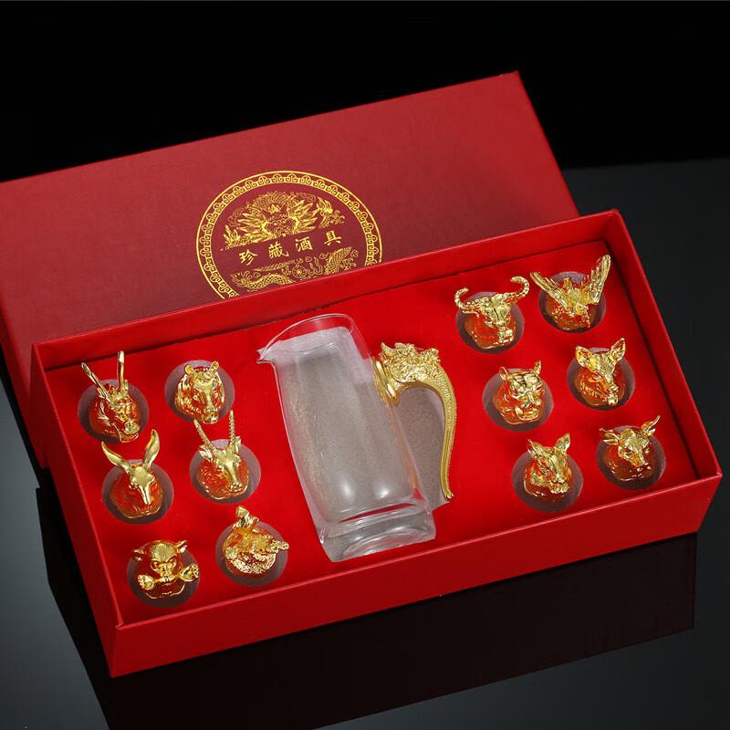 

Набор стаканов для байцзю с китайским зодиаком