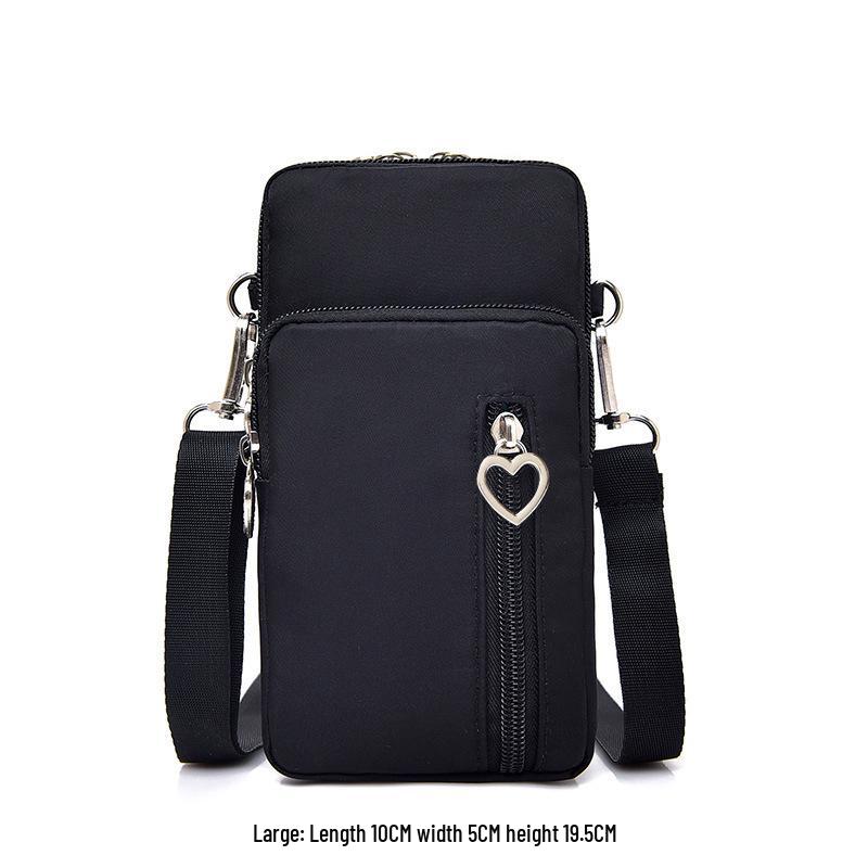 Geantă de umăr crossbody pentru femei în stil coreean - Mini portofel vertical tip plic pentru monede