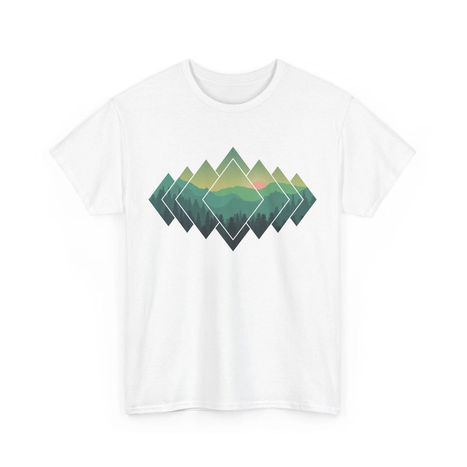 Nature Shirt, Forest Mountain Nature Outdoor Adventures Lovers Women Men Shirt S