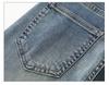 Women's High Waist Slimming Rolled Hem Denim Cigarette Pants - 2024 Autumn Fashion Straight Leg Crop
