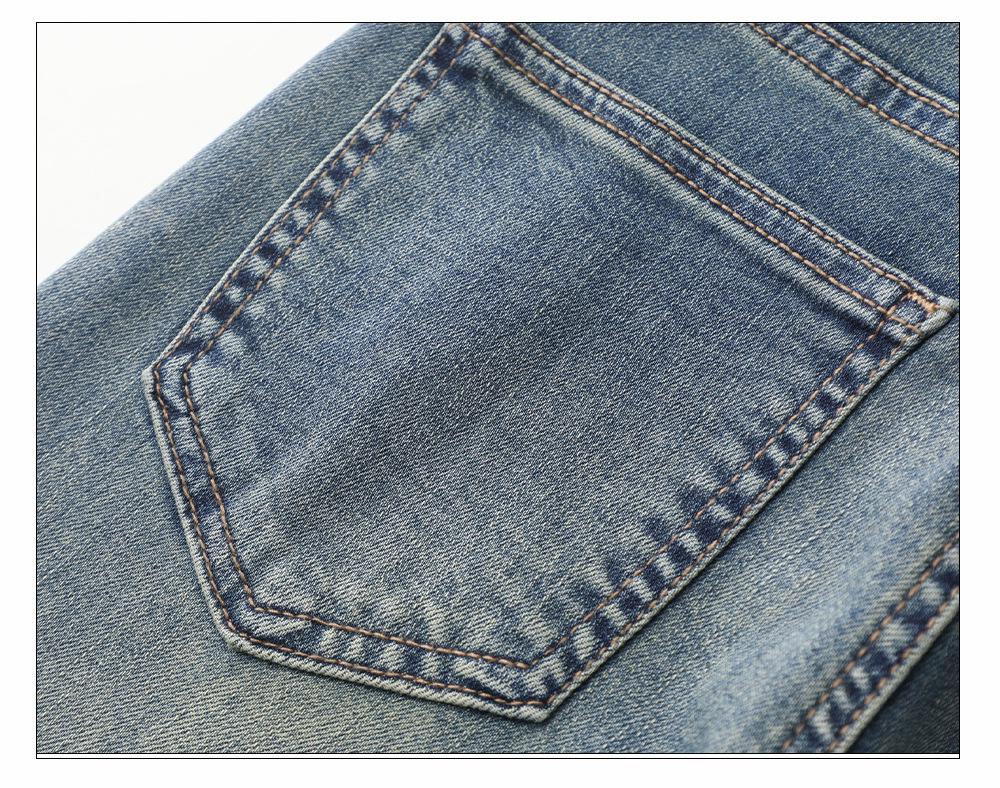 Women's High Waist Slimming Rolled Hem Denim Cigarette Pants - 2024 Autumn Fashion Straight Leg Crop