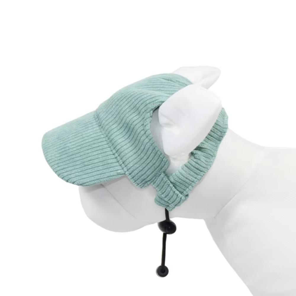 Adjustable Pet Dog Sunhat Stretch Chin Rope Dog Visor Hat Household Pet Baseball Cap  Outdoor