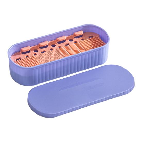 Make-up Pinsel Lagerung Box Tragbare Pinsel Lagerung Organizer Kosmetik Pinsel Waschmaschine Maschine Augenbraue Bleistift Make-Up-Tools