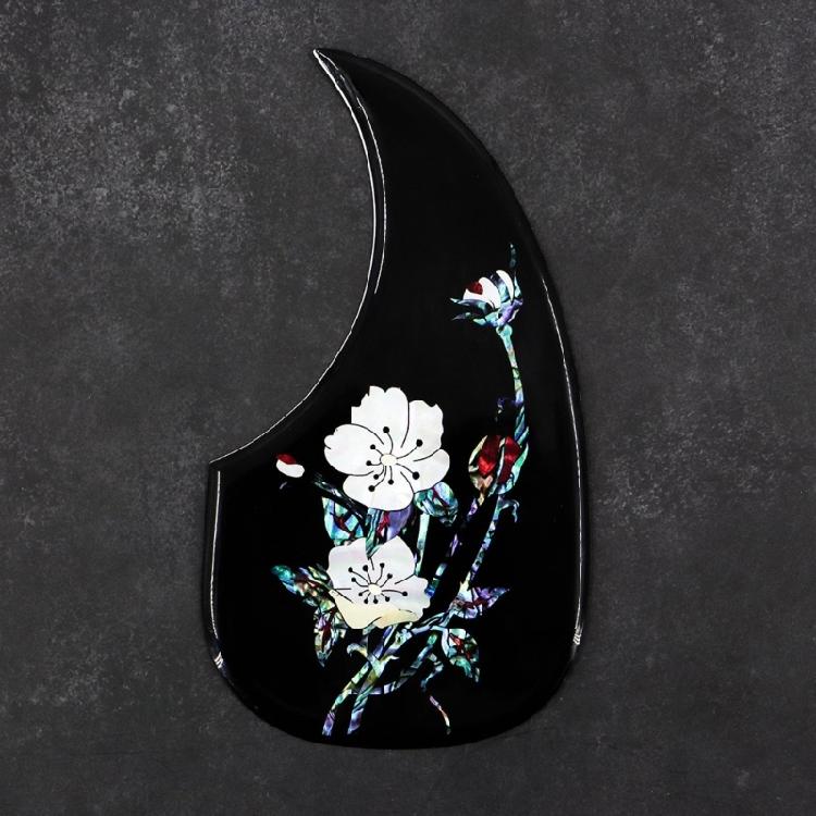 Guitare Folk Acoustique Auto-Adhésive Plaque de Protection de Rechange PVC Pickguard de Guitare Plaque de Protection Anti-Rayures Durable