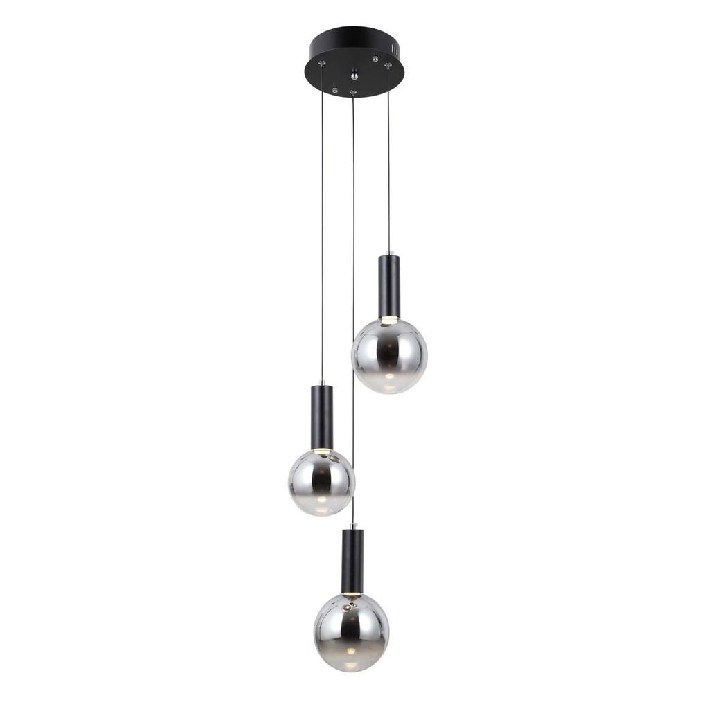 Lampa wisząca LED 15W STRELA PND-34378-3S-BK Italux