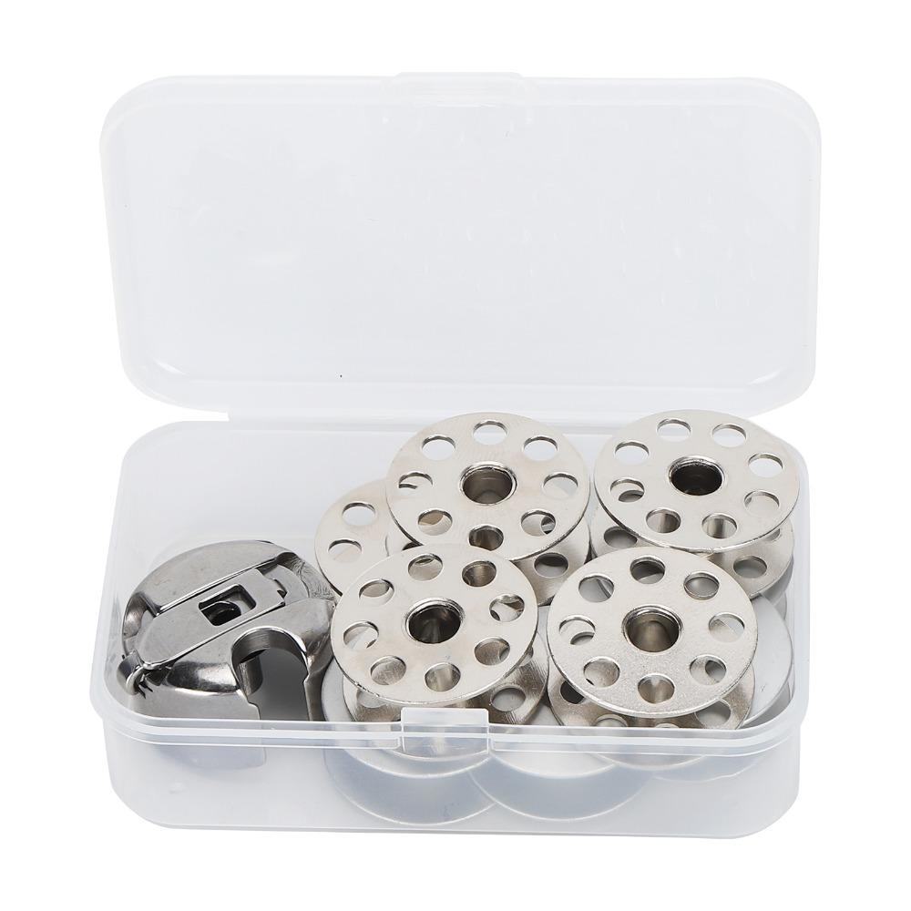 11pcs Professional Bobbin Case Iron Industrial Sewing Machine Sewing Bobbin  Industrial Sewing