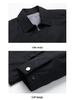 Men's Lightweight Jacket - Spring/Autumn Business Casual, Turn-Down Collar for Middle-Aged & Elderly.