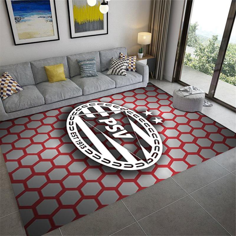 2025 New PSV Eindhoven Carpet Rug for Living Room Bedroom Home Sofa Decoration,Kids play Non-slip Floor Mat