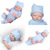 10-inch Lifelike Full Body Soft Vinyl Silicone Dolls For Girls Realistic Newborn Baby Companion