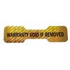 100pcs 69x18mm Dogbone Security Seal Gold Hologram Sticker Tamper Proof Label Do Not Move Anti-counterfeit Package Safety Cover