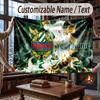 Custom Name Flannel Throw Blanket Rapid Wien FC Pattern Warm Home Decoration