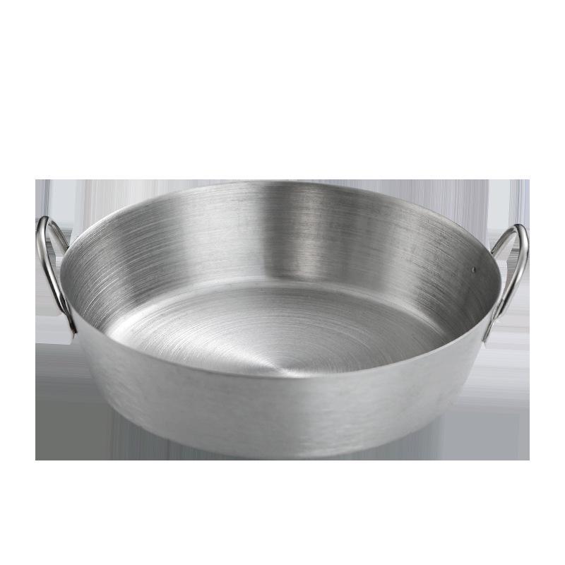 Gold-Plated 304 Stainless Steel Kimchi & Dipping Dish with Handle – Extra Thick Japanese/Korean Style Retro Dish