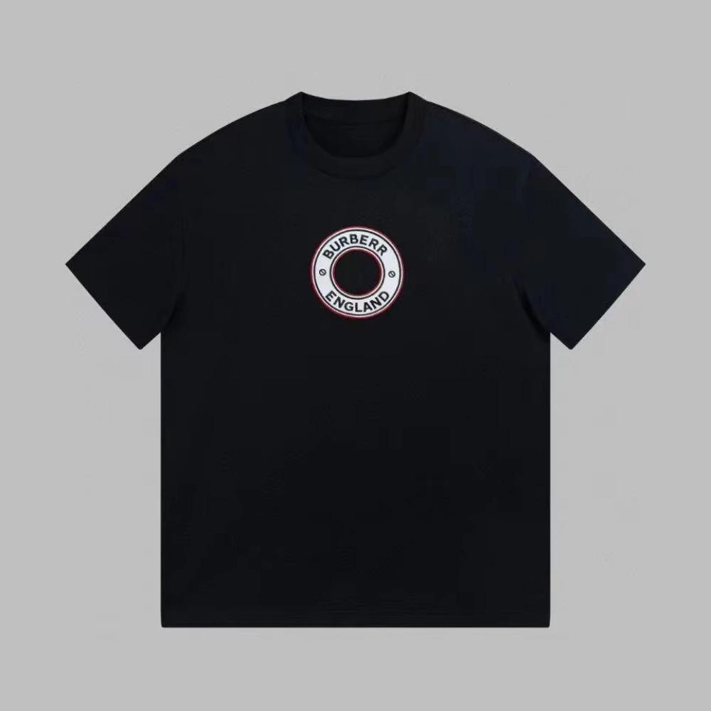 Heavy Pure Cotton Letters Summer Couple Half-sleeved Comfortable Pure Cotton Luxury Short-sleeved T-shirt for Men and Women