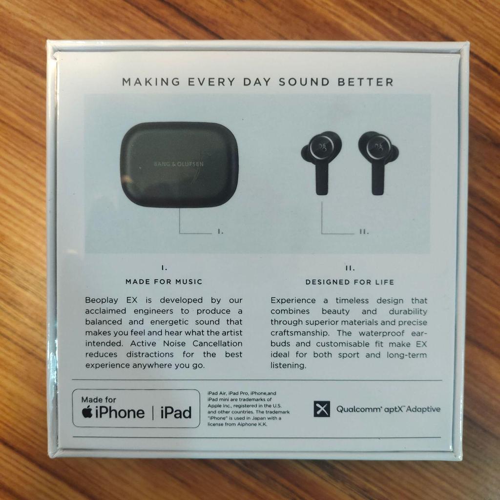 B&O EX Denmark 25th Anniversary True Wireless Noise Cancelling Earbuds with Deep Bass