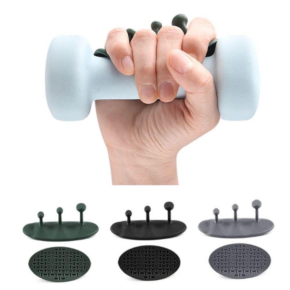 1 Pair Washable Weight Lifting Grips 3-finger Silicone Palm Grips  Strength Training