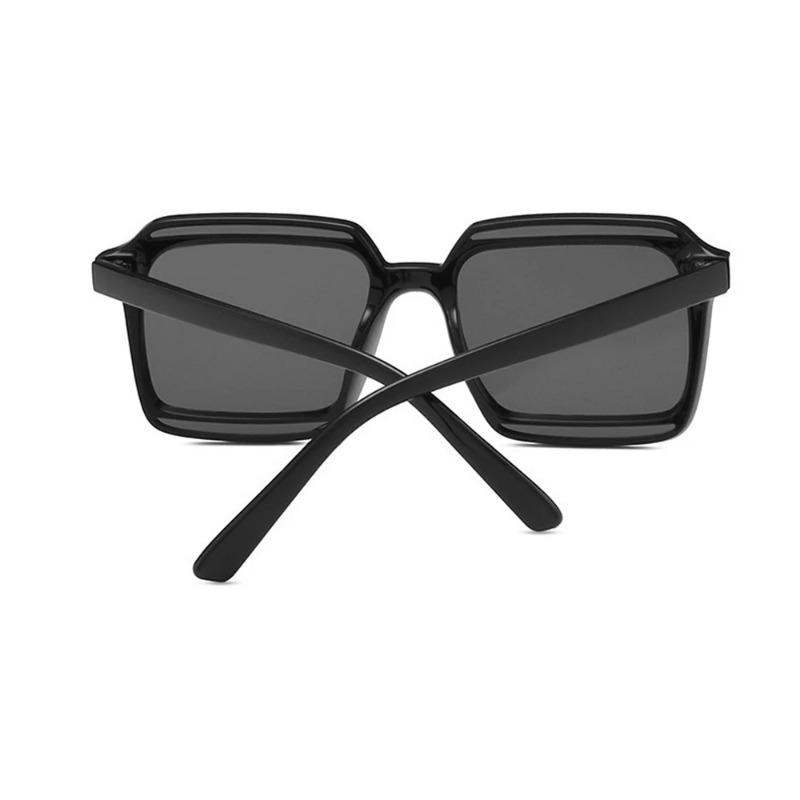 New Fashion Retro Square Frame Sunglasses Anti-Uv Travel Glasses High Quality Large Woman Eyewear Uv400