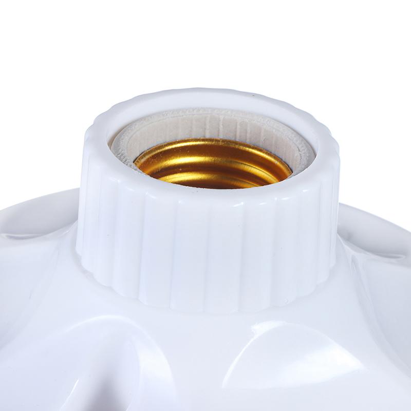 E27 Led Light Bulb Holder Round Socket Base Hanging Lamp Socket Base 6A220V-250V